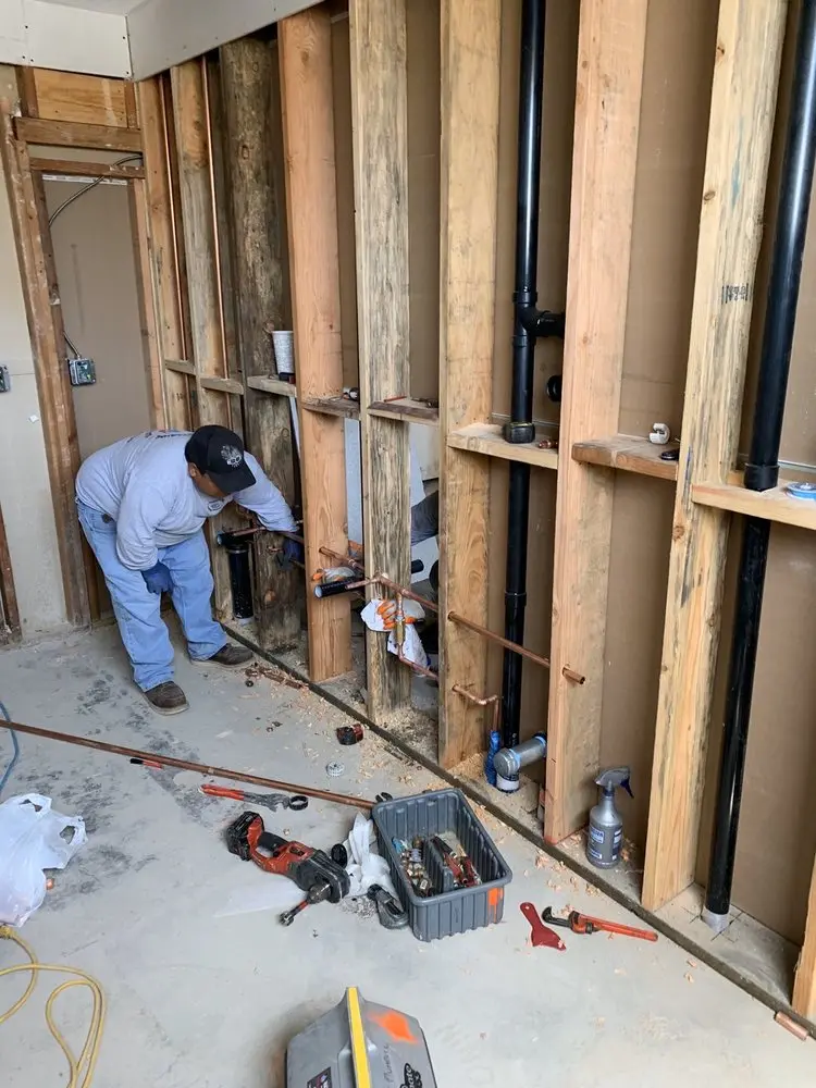 Commercial rough-in plumbing for Gas Line Repair in Central Heights